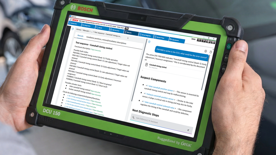 L'assistant IA renforce Bosch ESI[tronic]