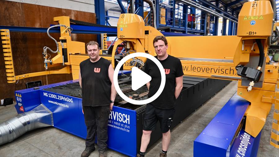 Leo Vervisch investeert in 12 meter lange brandsnijmachine