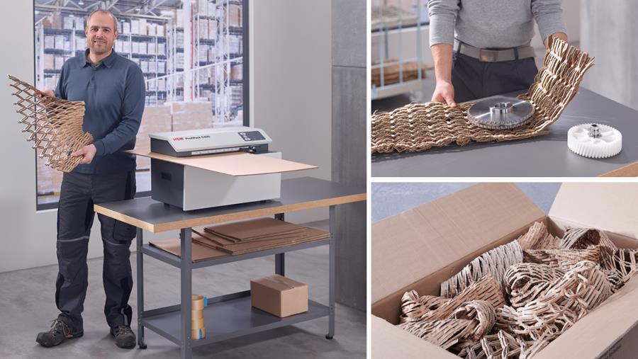 Maak uw eigen verpakkingsmateriaal van gebruikte kartonnen dozen