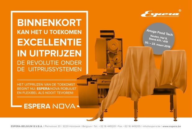 Ontdek ESPERA NOVA, de revolutie op gebied van weeg-etiketteren/uitprijzen