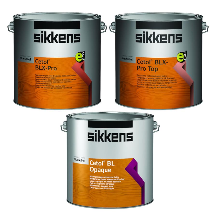 Les lasures en phase aqueuse Cetol de Sikkens