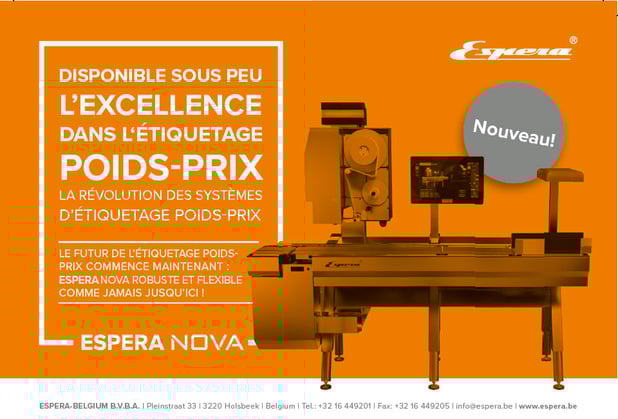 ESPERA présente sa nouvelle machine NOVA, l'avenir du pesage-étiquetage !