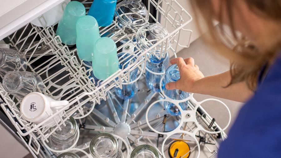 Onderhoud herbruikbare flessen