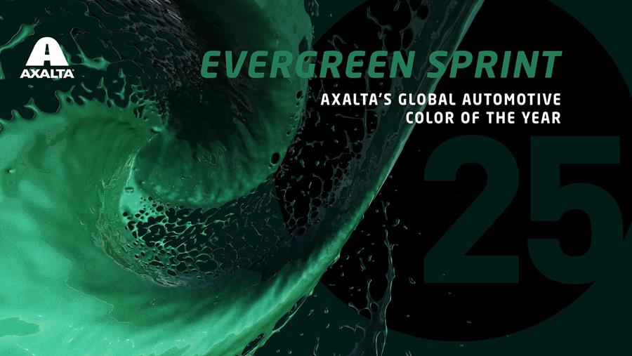 Evergreen Sprint la couleur automobile mondiale de l’année 2025