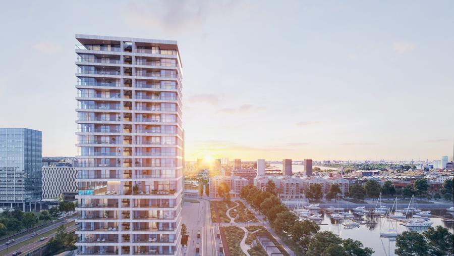 Twist Tower: nieuwe architecturale parel aan het Kempisch Dok