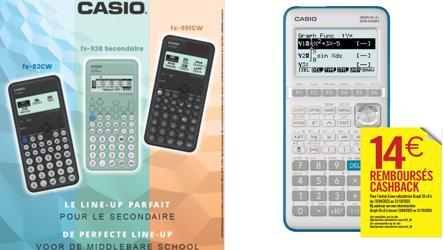 Casio: word lid van de ClassWiz familie!