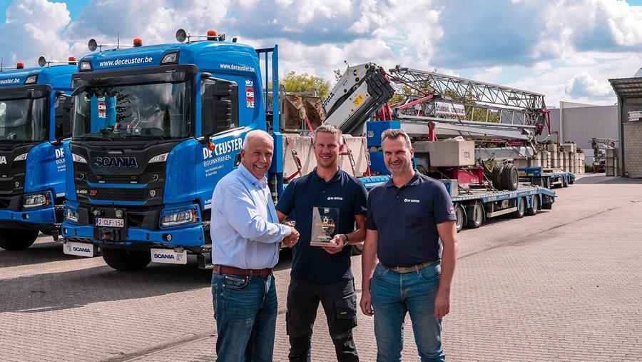 MyScania Golden Award voor De Ceuster NV