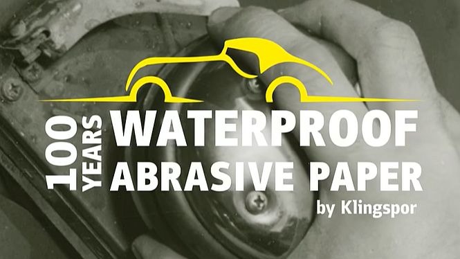 Klingspor viert 100 jaar waterproof schuurpapier