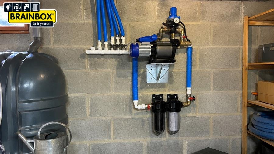 Optimisez votre installation sanitaire en utilisant une partie de l’eau de pluie grâce à Brainbox