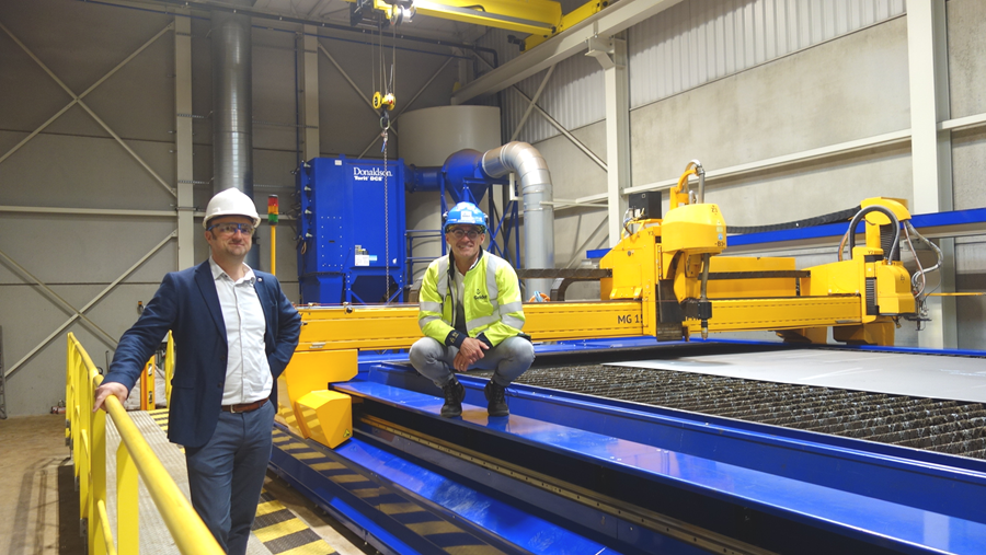 Une nouvelle table et une decoupeuse plasma boostent la production de Geldof